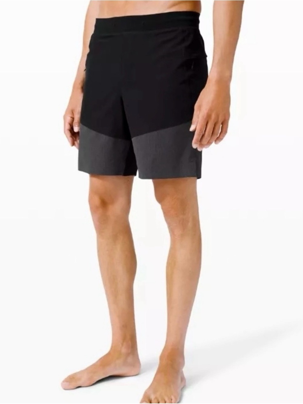 lululemon Men's Black Athletic Shorts with Mesh Liner XXL